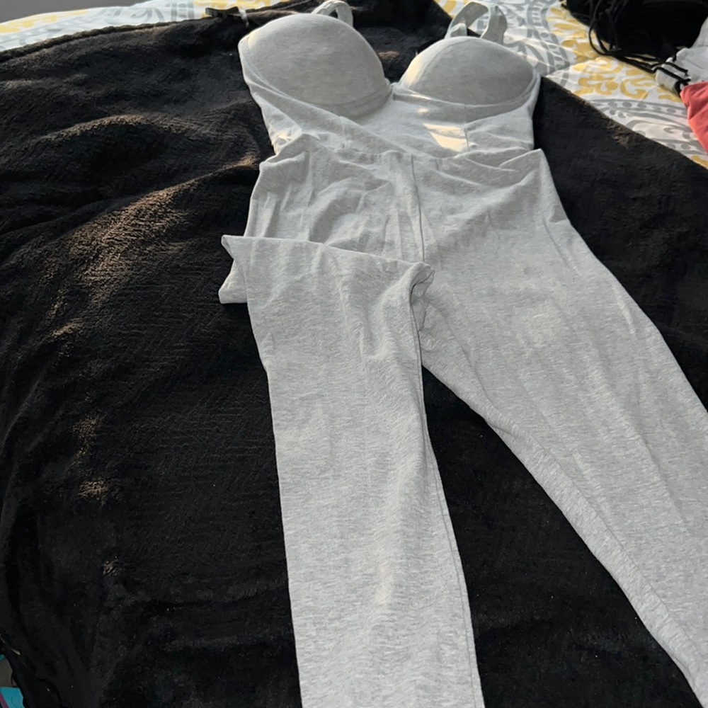 Womens Jumpsuit Padded Bra Top